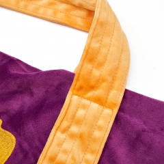 Velvet Pouch Bag for banners and flags or shofars embroidered Jehovah Nissi
