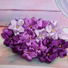 3D Handmade Ribbon Embroidery Hanging Painting Living Room Bedroom DIY Material Kit Package