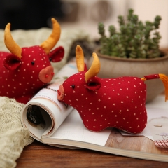 Embroidery DIY Lucky Fortune Cow Doll Plush Toy: Best Gift