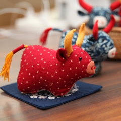 Embroidery DIY Lucky Fortune Cow Doll Plush Toy: Best Gift
