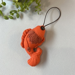 Fabric Patchwork Fish Pendant: New Year Gift, Car Decoration, Small Fish Bag Accessory