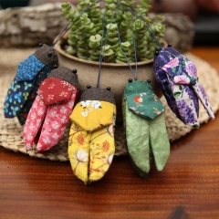 Cicada Adult and Children's Patchwork Embroidery Doll Gift Vintage Cicada Ornament Handmade Embroidery DIY