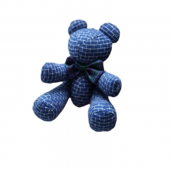 Embroidered Teddy Bear Toy Embroidered Home Decor, Gift, Hug Bear Handmade DIY Material Kit