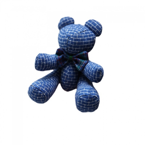 Embroidered Teddy Bear Toy Embroidered Home Decor, Gift, Hug Bear Handmade DIY Material Kit