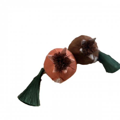 Pomegranate Pendant: Handcrafted Decorative Ornament for Bags