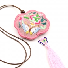 Sachet Ethnic Style Pendant Lu Embroidery Hand-Woven Ancient Style Hanging Ornament Fragrance Bag