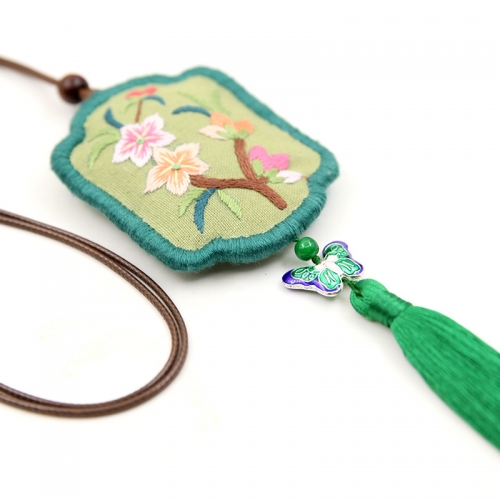 Sachet Ethnic Style Pendant Lu Embroidery Hand-Woven Ancient Style Hanging Ornament Fragrance Bag
