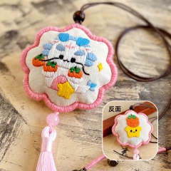 Sachet Ethnic Style Pendant Lu Embroidery Hand-Woven Ancient Style Hanging Ornament Fragrance Bag Accessory
