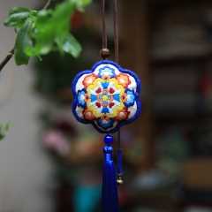 Sachet Ethnic Style Pendant Lu Embroidery Hand-Woven Ancient Style Hanging Ornament Fragrance Bag