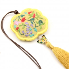 Sachet Ethnic Style Pendant Lu Embroidery Hand-Woven Ancient Style Hanging Ornament Fragrance Bag
