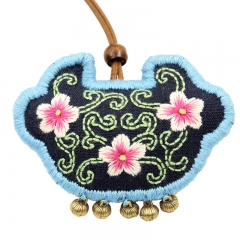 Sachet Ethnic Style Pendant Lu Embroidery Hand-Woven Ancient Style Hanging Ornament Fragrance Ba