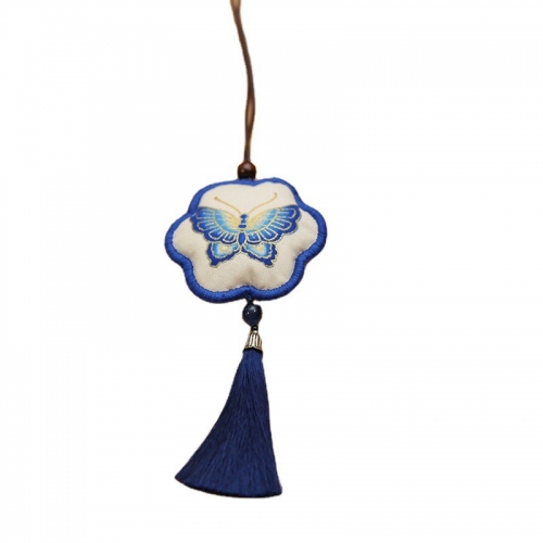 Sachet Ethnic Style Pendant Lu Embroidery Hand-Woven Ancient Style Hanging Ornament Fragrance Bag