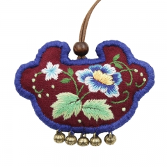 Sachet Ethnic Style Pendant Lu Embroidery Hand-Woven Ancient Style Hanging Ornament Fragrance Ba