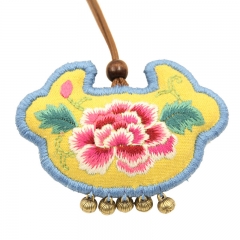Sachet Ethnic Style Pendant Lu Embroidery Hand-Woven Ancient Style Hanging Ornament Fragrance Ba