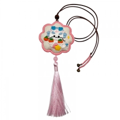 Sachet Ethnic Style Pendant Lu Embroidery Hand-Woven Ancient Style Hanging Ornament Fragrance Bag Accessory