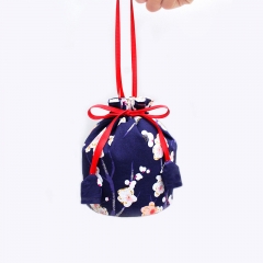 Classical Style Handbag and Bucket Bagwith Palace-inspired Fabric Accessories, Suitable for Hanfu