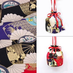 Classical Style Handbag and Bucket Bagwith Palace-inspired Fabric Accessories, Suitable for Hanfu