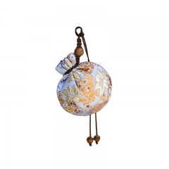 Exquisitely Handcrafted Lavender Sachet, perfect as a phone charm, clothing or bag accessory