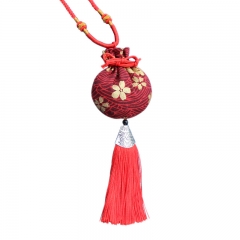 Tassel Scented Pouch: Portable Blessing and Auspiciousness Bag, Neck-Hanging, for Carrying Blessings