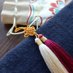 Silk Double-Layer Drawstring Scented Pouch: Portable Mosquito-Repellent Artemisia Jewelry Storage Gift Bag